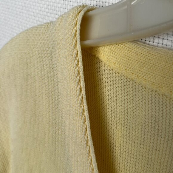 Vintage Classics Mens light Yellow Golf Cardigan Pebble Beach USA Made (READ) - Picture 4 of 13